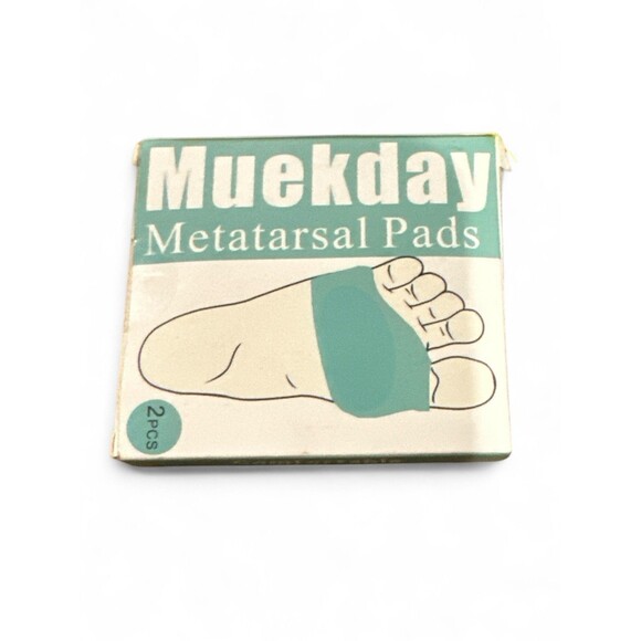 Muerda y Metatarsal Pads 2 Pack Breathable Foot Pain Relief - Picture 1 of 4